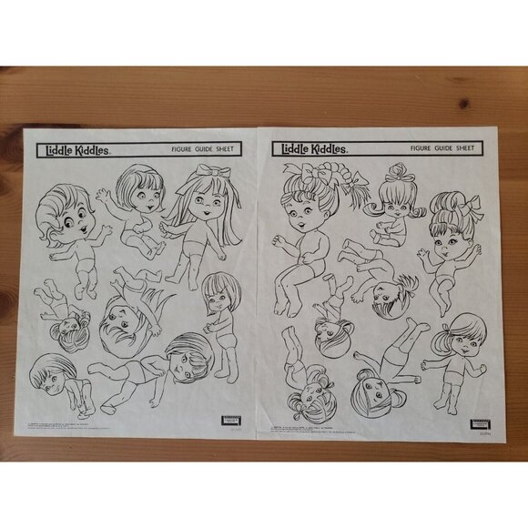 Barbie Ken Francie Fashion Designer Electric Drawing Set Guide Sheets Liddle Kid - Picture 8 of 14